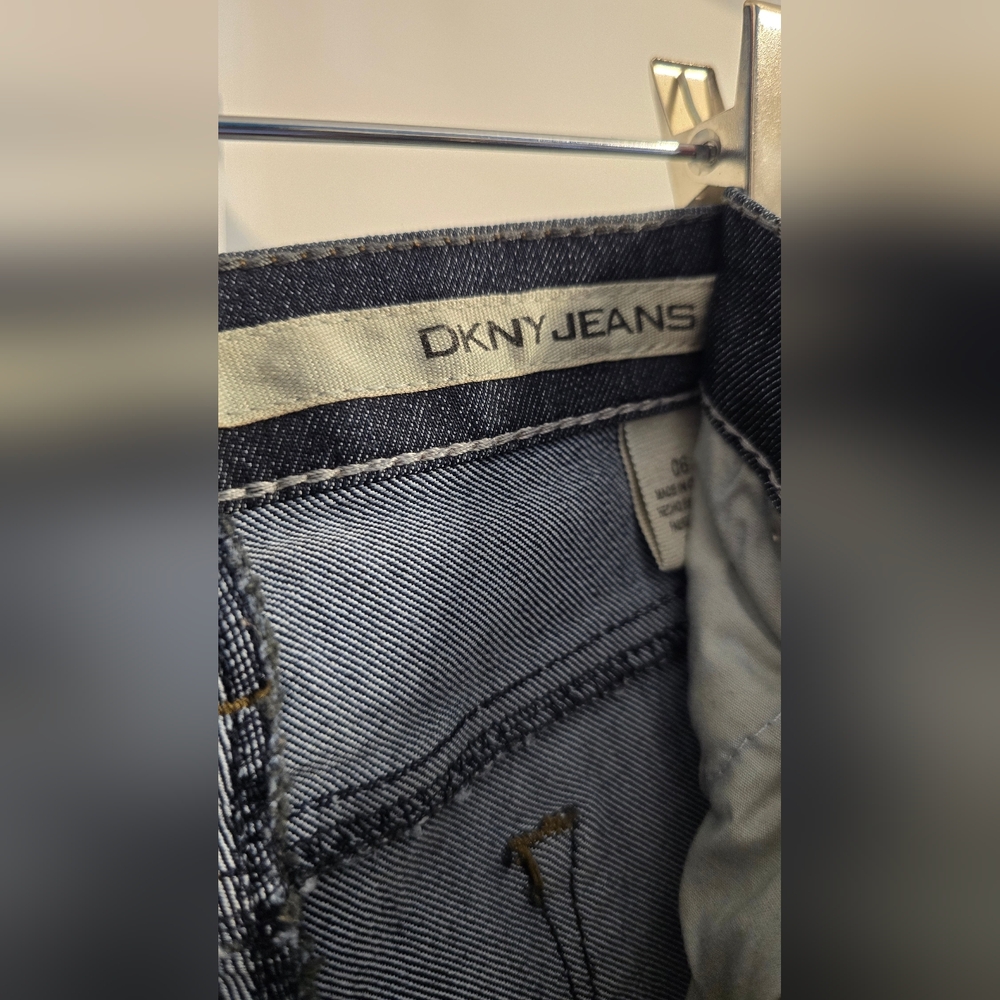 DKNY Dark Blue Straight Leg Jeans - Picture 5 of 5